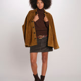 MINI minigonna velluto rocciatore MINI CORDUROY BROWN true avenue 
