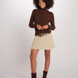 MINI minigonna velluto rocciatore MINI CORDUROY DESERT true avenue 