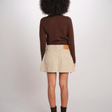 MINI minigonna velluto rocciatore MINI CORDUROY DESERT true avenue 