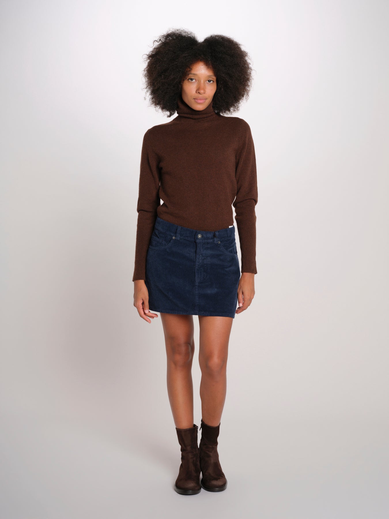 MINI minigonna velluto rocciatore MINI CORDUROY NAVYBLUE true avenue 