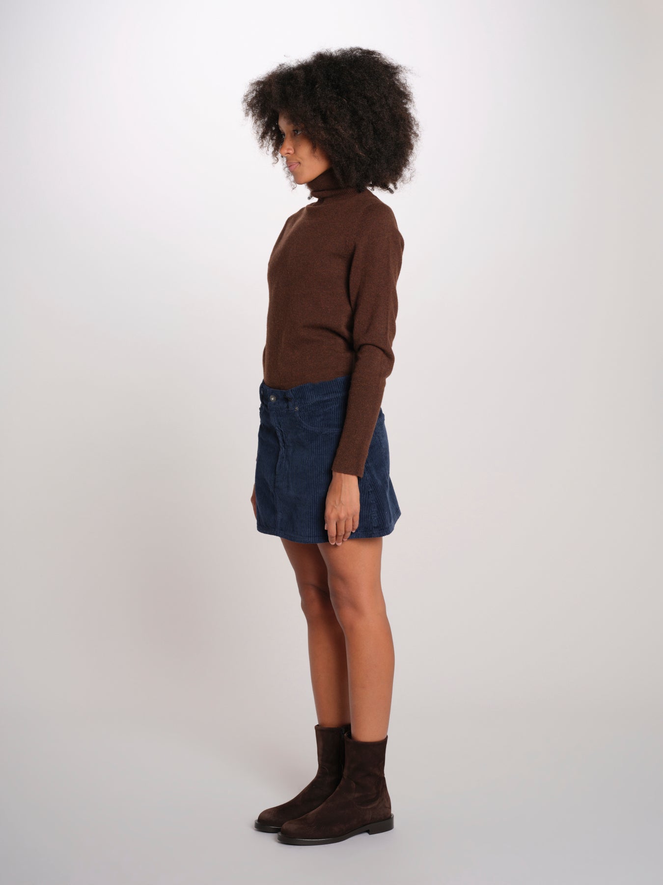 MINI minigonna velluto rocciatore MINI CORDUROY NAVYBLUE true avenue 