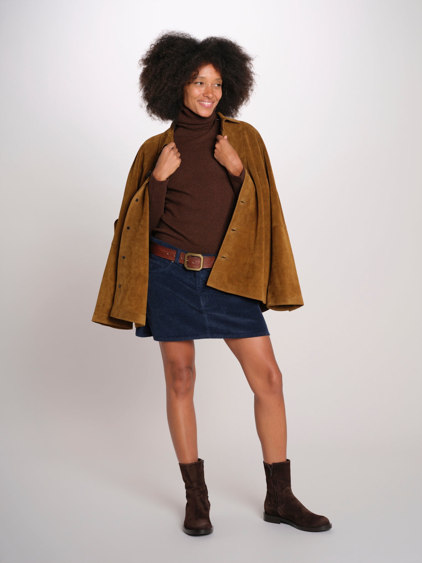 MINI minigonna velluto rocciatore MINI CORDUROY NAVYBLUE true avenue 