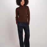 PENSIL pantalone elastico lana PENSIL SOFTWOOL NAVYBLUE true avenue 