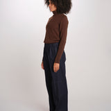 PENSIL pantalone elastico lana PENSIL SOFTWOOL NAVYBLUE true avenue 