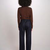 PENSIL pantalone elastico lana PENSIL SOFTWOOL NAVYBLUE true avenue 