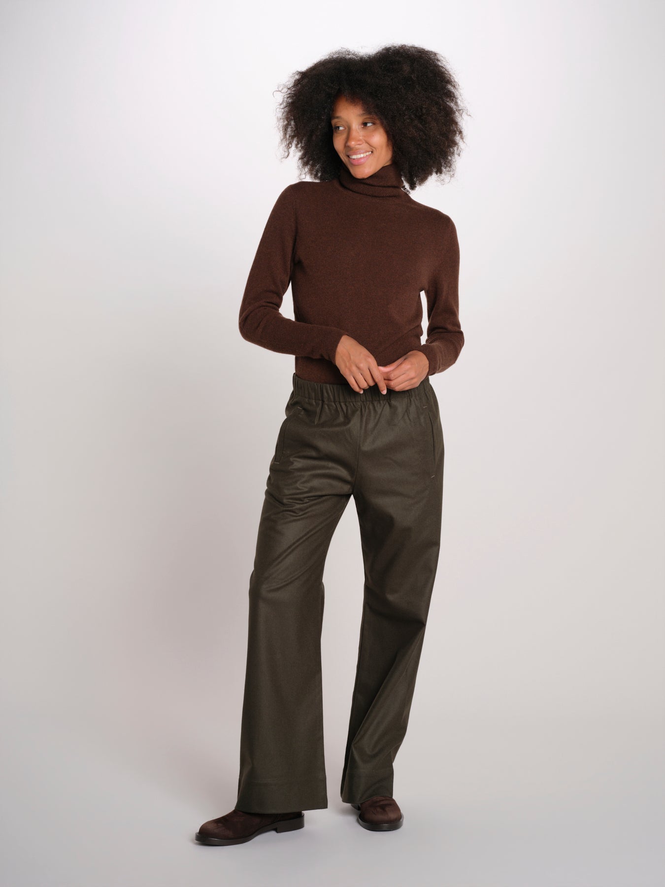  PENSIL WOOLCASHMERE DARKGREEN true avenue 