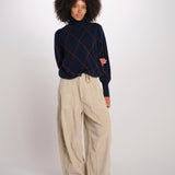 TELLA pantalone con tasche velluto rocciatore TELLA CORDUROY DESERT true avenue 