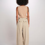 TELLA pantalone con tasche velluto rocciatore TELLA CORDUROY DESERT true avenue 
