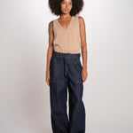 TELLA denim over con tasche TELLA OPENBLUE RINSEWASH true avenue 