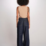 TELLA denim over con tasche TELLA OPENBLUE RINSEWASH true avenue 