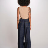 TELLA denim over con tasche TELLA OPENBLUE RINSEWASH true avenue 