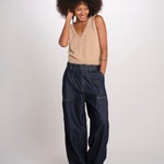 TELLA denim over con tasche TELLA OPENBLUE RINSEWASH true avenue 