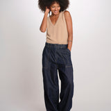 TELLA denim over con tasche TELLA OPENBLUE RINSEWASH true avenue 