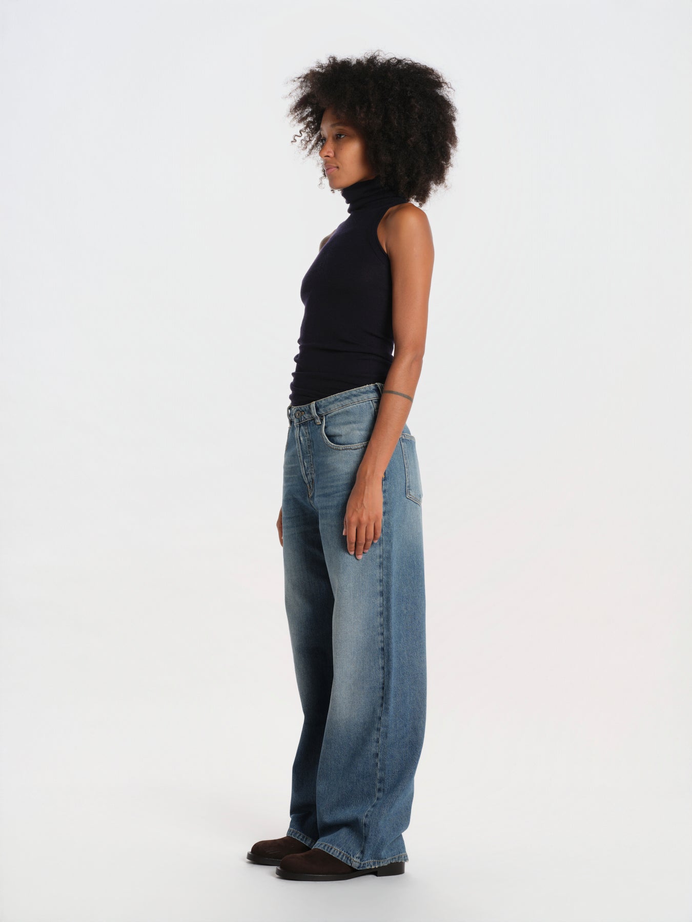 ZELDA 1961 denim dritto lavato ZELDA 1961 OPENBLUE true avenue 