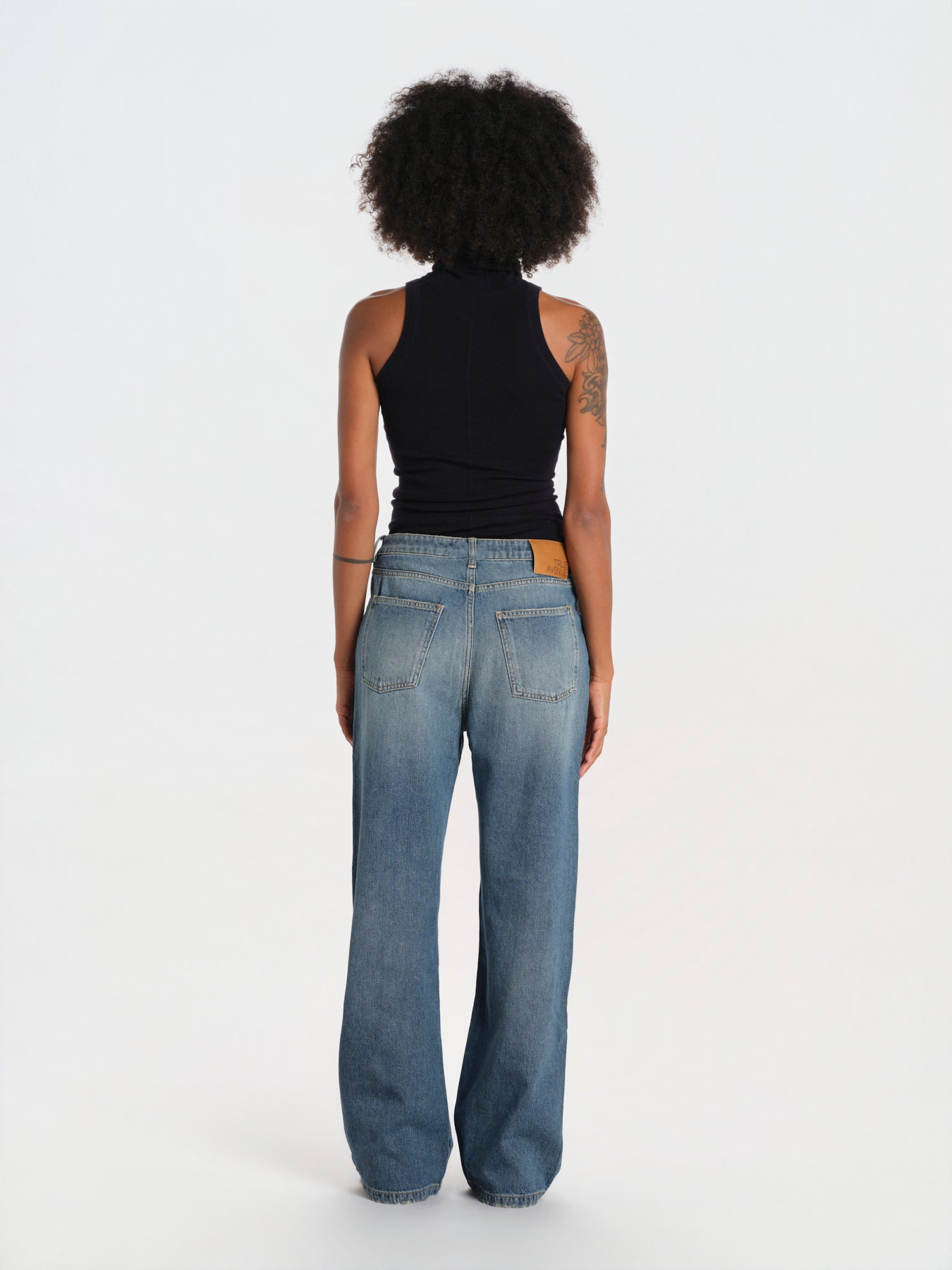 ZELDA 1961 denim dritto lavato ZELDA 1961 OPENBLUE true avenue 