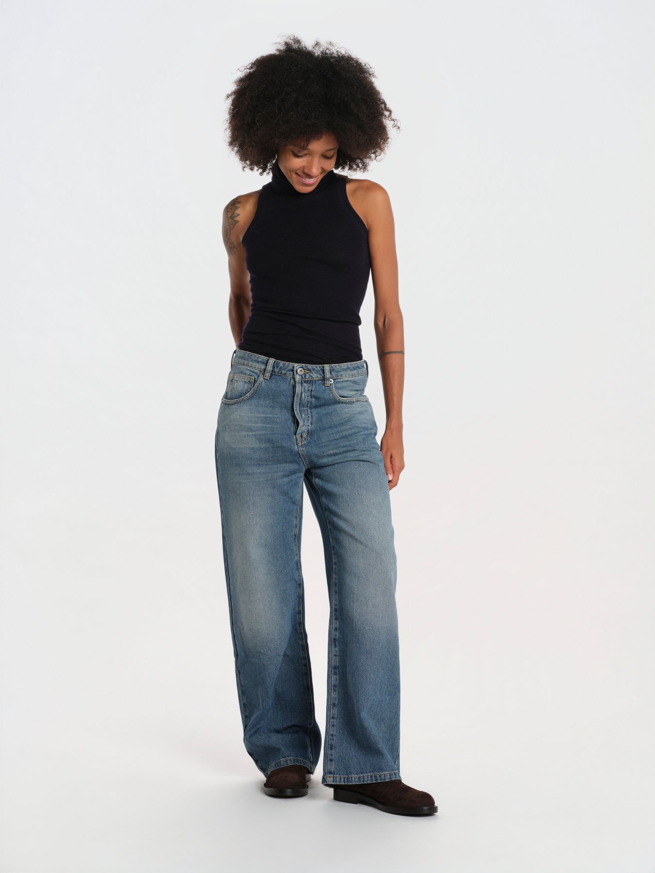 ZELDA 1961 denim dritto lavato ZELDA 1961 OPENBLUE true avenue 