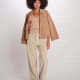 ZELDA pantalone dritto rocciatore ZELDA CORDUROY DESERT true avenue 