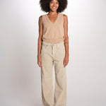 ZELDA pantalone dritto rocciatore ZELDA CORDUROY DESERT true avenue 
