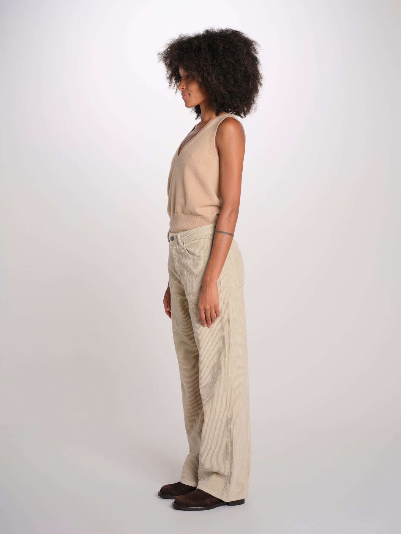 ZELDA pantalone dritto rocciatore ZELDA CORDUROY DESERT true avenue 