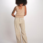 ZELDA pantalone dritto rocciatore ZELDA CORDUROY DESERT true avenue 