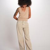 ZELDA pantalone dritto rocciatore ZELDA CORDUROY DESERT true avenue 