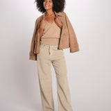 ZELDA pantalone dritto rocciatore ZELDA CORDUROY DESERT true avenue 