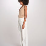 ZELDA pantalone dritto rocciatore ZELDA CORDUROY IVORY true avenue 