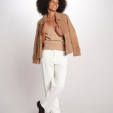 ZELDA pantalone dritto rocciatore ZELDA CORDUROY IVORY true avenue 