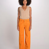 ZELDA pantalone dritto rocciatore ZELDA CORDUROY MAPLE true avenue 