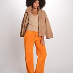 ZELDA pantalone dritto rocciatore ZELDA CORDUROY MAPLE true avenue 