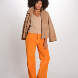 ZELDA pantalone dritto rocciatore ZELDA CORDUROY MAPLE true avenue 