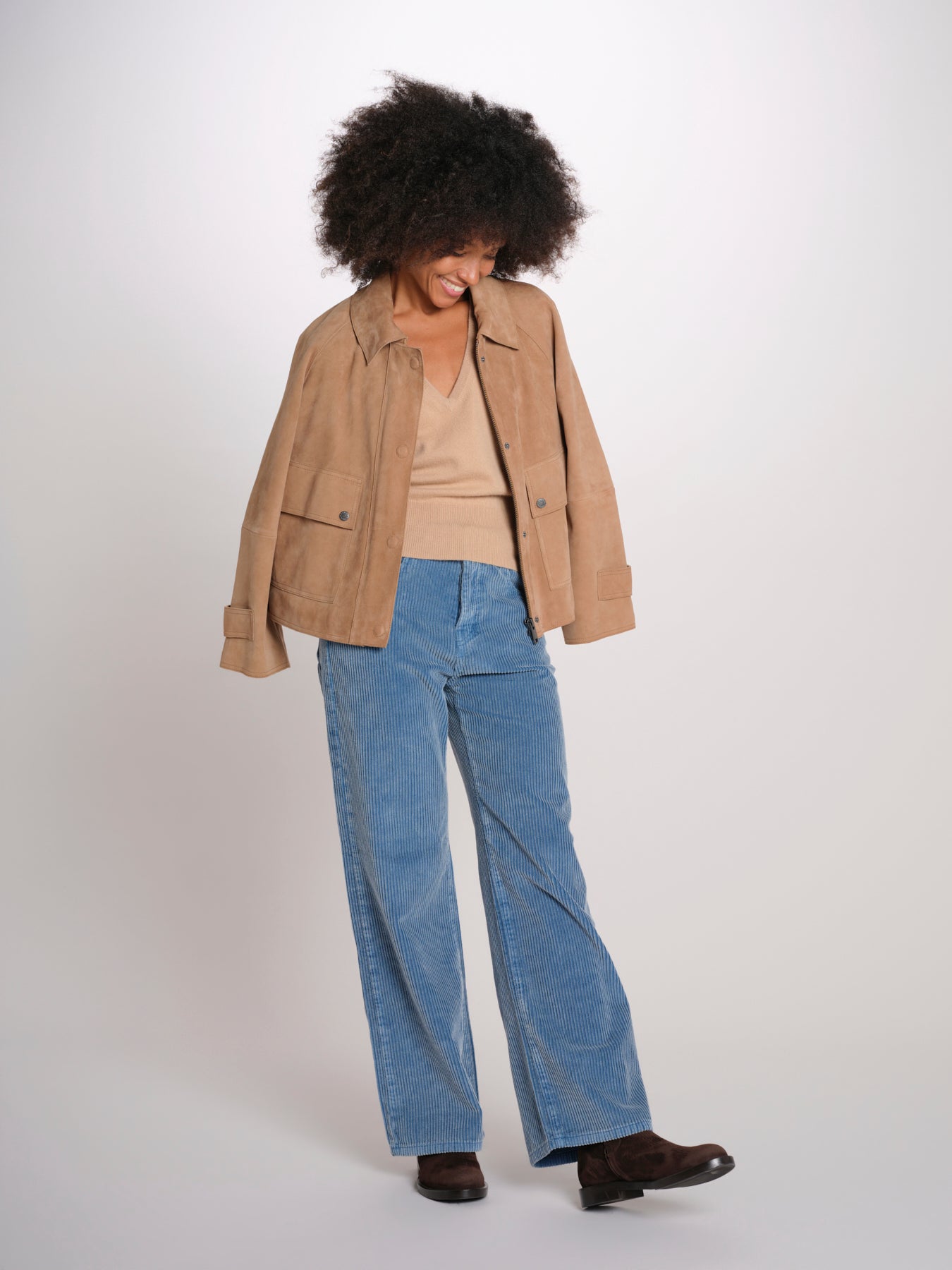 ZELDA pantalone dritto velluto rocciatore ZELDA OPENBLUE 1961 true avenue 