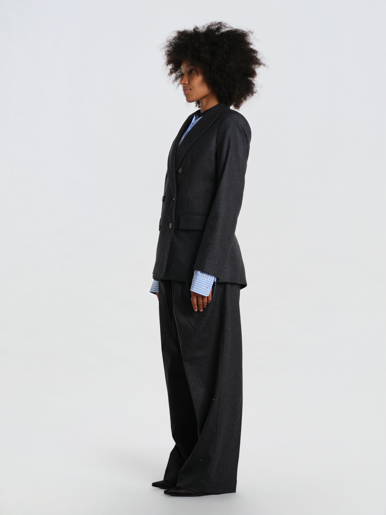  ZINIA WOOLCASHMERE ANTHRACITE true avenue 