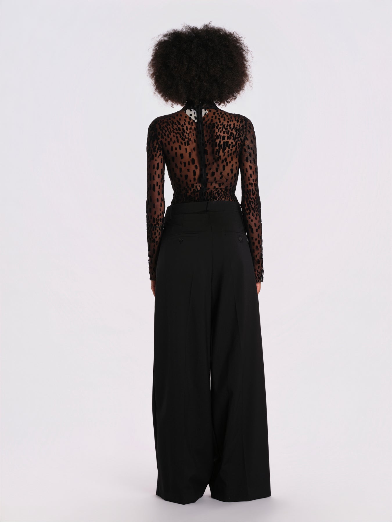 BOUNTY WILD CAT body collo alto devorè BOUNTY-BODYSUIT-WILD-CAT- BLACK undress code 