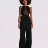 FRONT ROW body senza maniche con mezza onda FRONT-ROW-BODYSUIT- BLACK undress code 