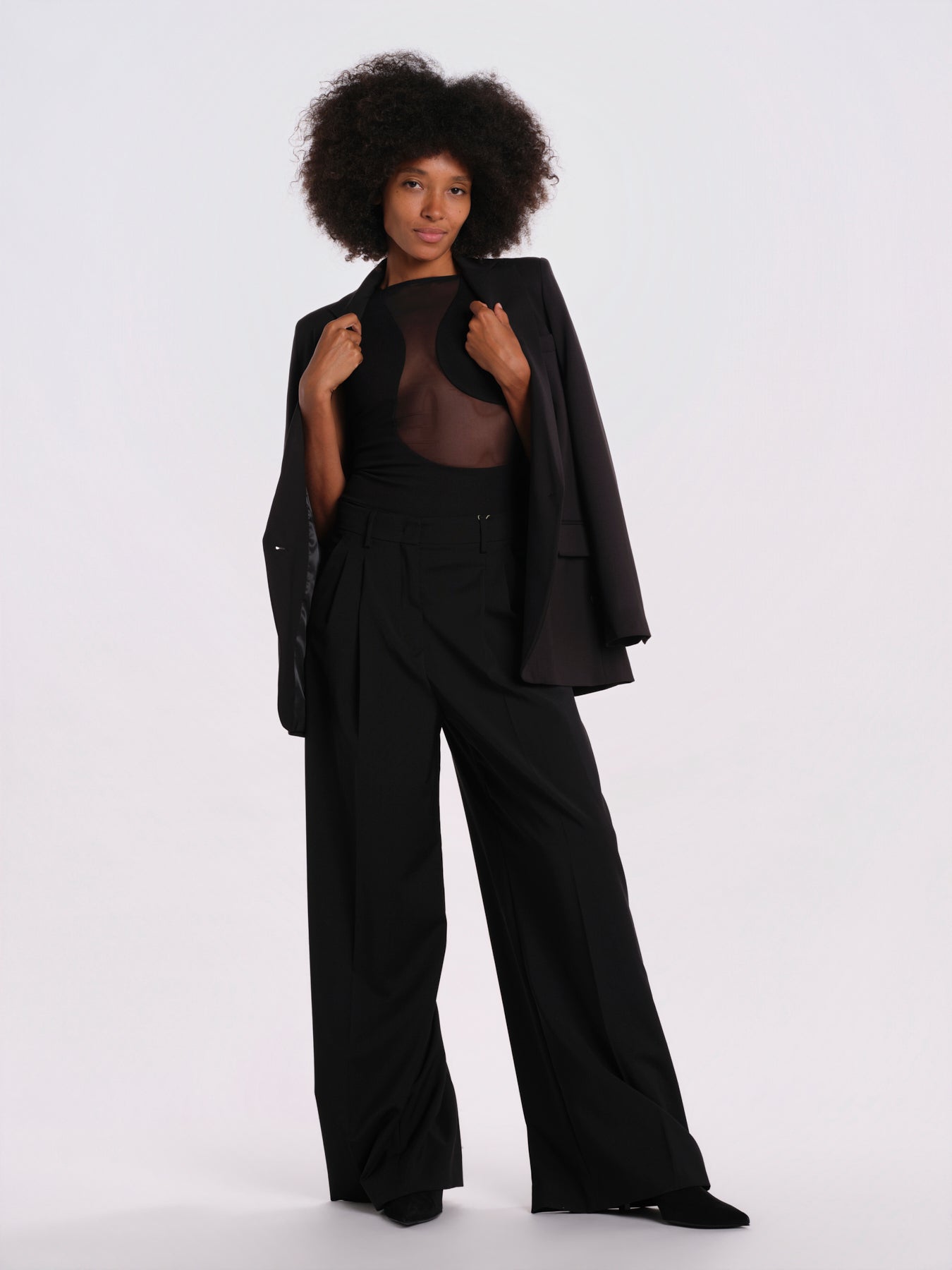 FRONT ROW body senza maniche con mezza onda FRONT-ROW-BODYSUIT- BLACK undress code 