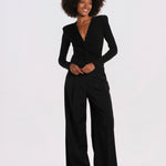 INTUITION body manica lunga con nodo INUITION-BODYSUIT- BLACK undress code 