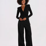 INTUITION body manica lunga con nodo INUITION-BODYSUIT- BLACK undress code 