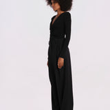 INTUITION body manica lunga con nodo INUITION-BODYSUIT- BLACK undress code 