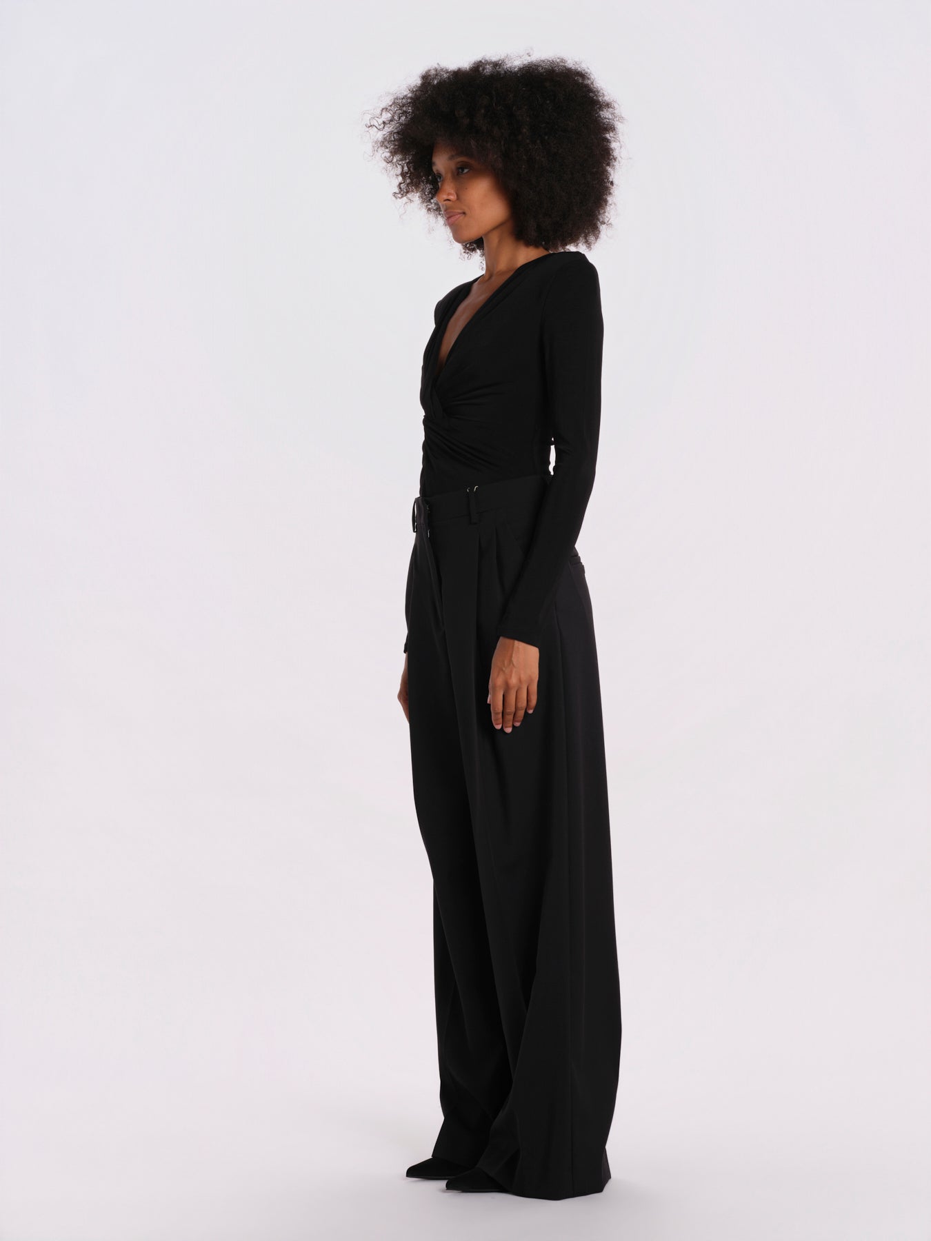 INTUITION body manica lunga con nodo INUITION-BODYSUIT- BLACK undress code 