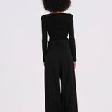 INTUITION body manica lunga con nodo INUITION-BODYSUIT- BLACK undress code 