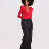 INTUITION body manica lunga con nodo INUITION-BODYSUIT- RED undress code 