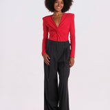 INTUITION body manica lunga con nodo INUITION-BODYSUIT- RED undress code 