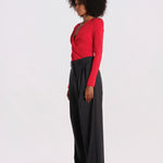 INTUITION body manica lunga con nodo INUITION-BODYSUIT- RED undress code 