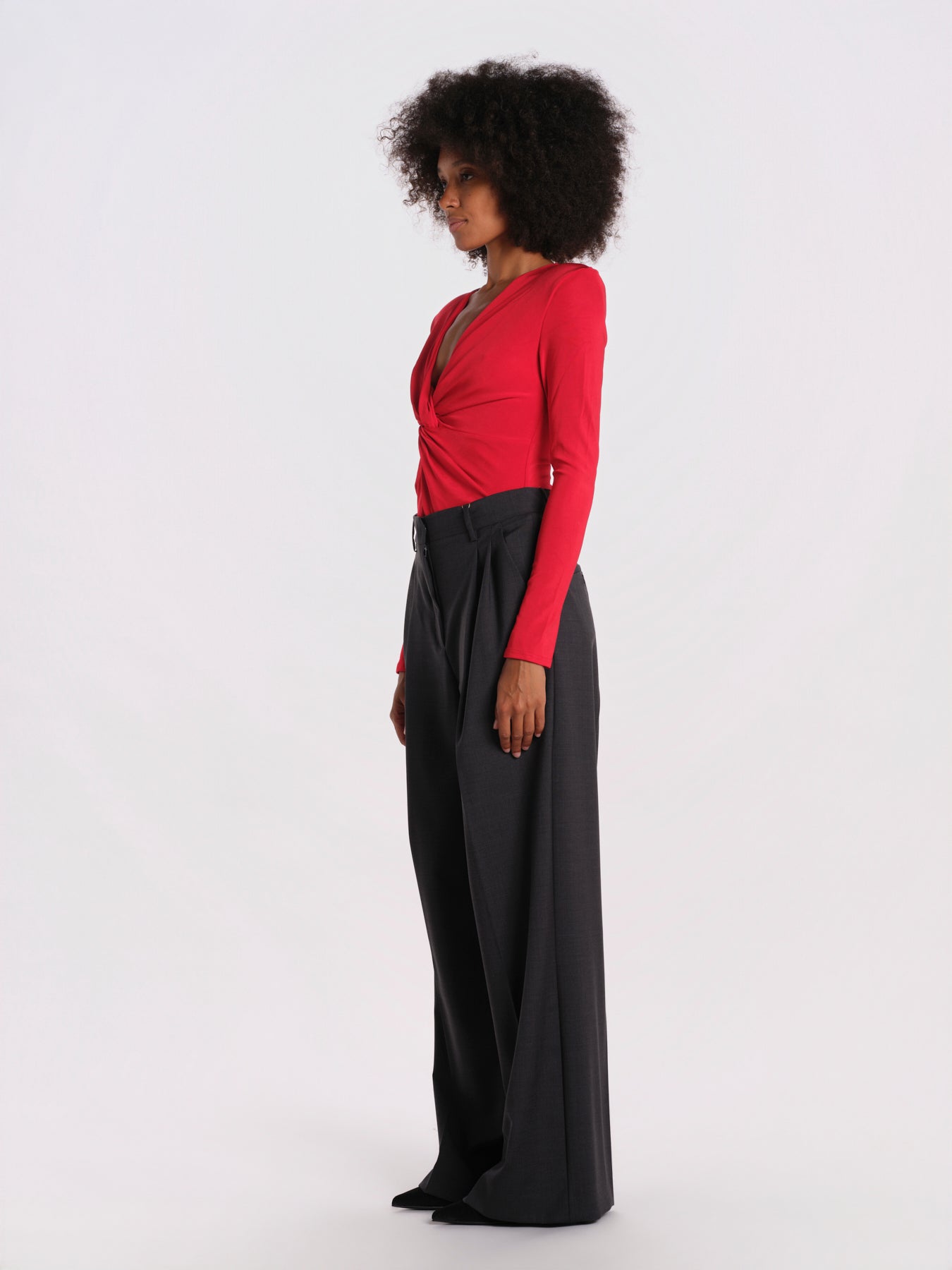 INTUITION body manica lunga con nodo INUITION-BODYSUIT- RED undress code 