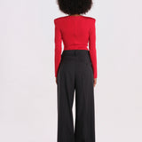INTUITION body manica lunga con nodo INUITION-BODYSUIT- RED undress code 