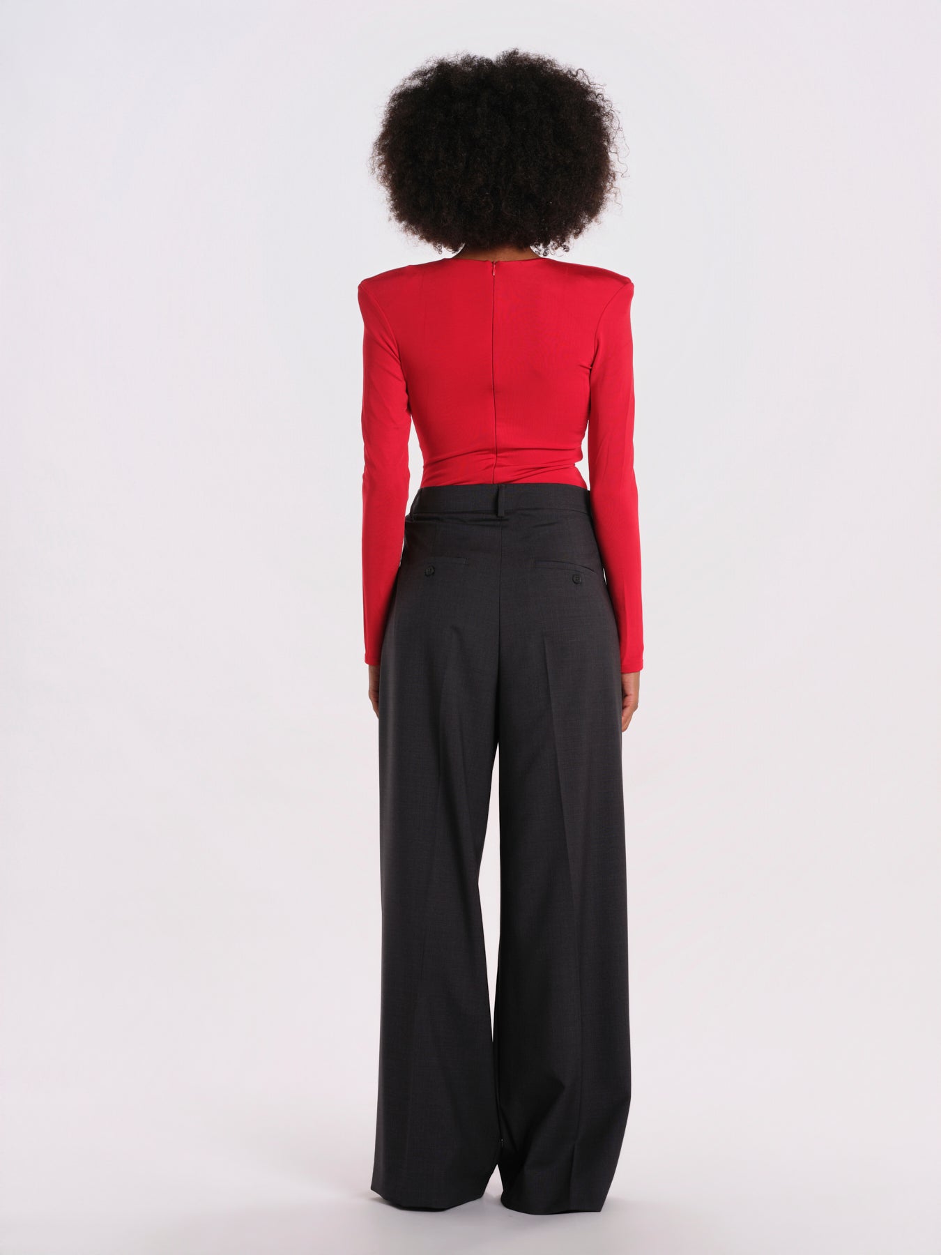 INTUITION body manica lunga con nodo INUITION-BODYSUIT- RED undress code 