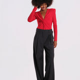 INTUITION body manica lunga con nodo INUITION-BODYSUIT- RED undress code 