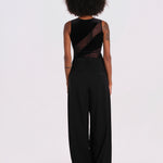 NIGHT CREATURE body senza maniche velluto onde NIGHT-CREATURE-BODYSUIT- BLACK undress code 