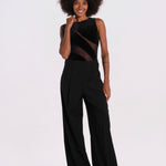 NIGHT CREATURE body senza maniche velluto onde NIGHT-CREATURE-BODYSUIT- BLACK undress code 